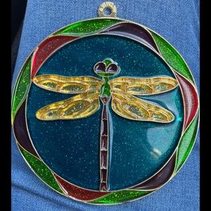 Dragonfly sun catcher.